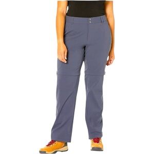 COLUMBIA OMNI-SHIELD Advanced Repellency India Ink Trail Convertible-pants Sz14